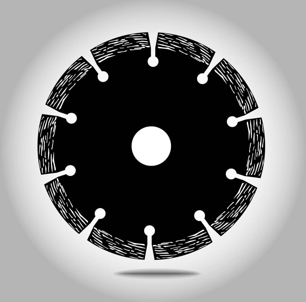 concrete saw vector Diamond disc for concrete saw vector