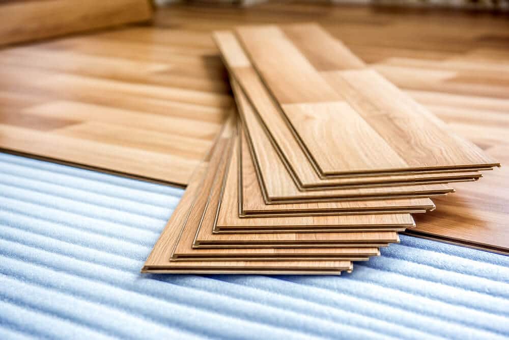 Laminating laminate wood
