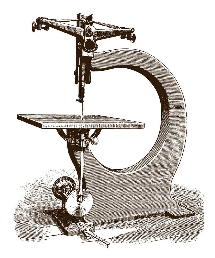 scroll-saw Vintage scroll saw machine